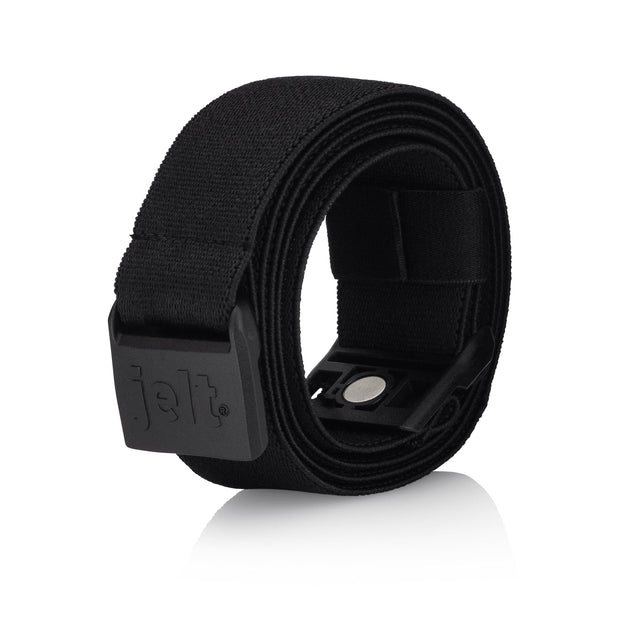Black JeltX Adjustable Elastic Stretch Belt - Men and Women – Jelt Belt