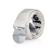 Jelt Youth glacier white elastic belt made for kids ages 9 and up.