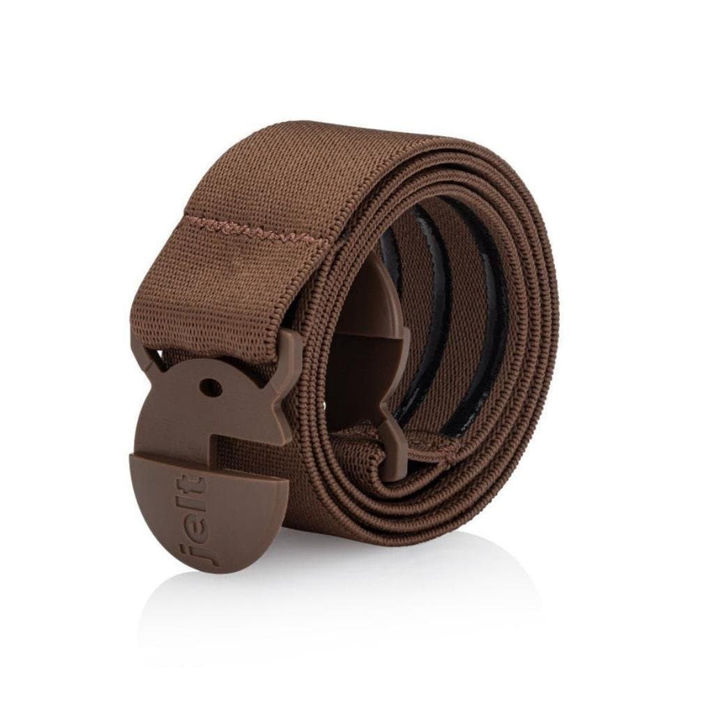 Chestnut Brown Elastic Stretch Belt For Women and Men – Jelt Belt