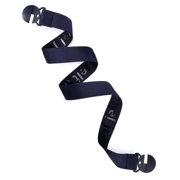 Jelt Youth Denim Navy Blue elastic belt. Made for youth sizes ages 9 and up.